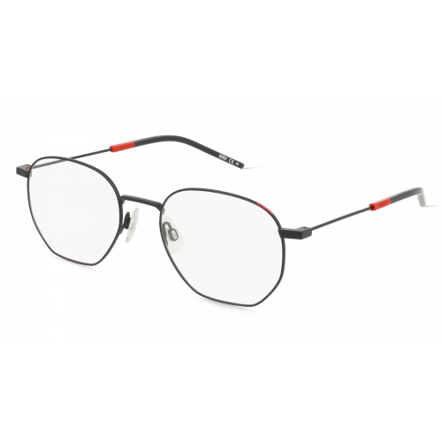 Hugo HG 1121 Herren-Brille inkl. Gläser Vollrand Achteckig Metall-Gestell 53mm/20mm/145mm, schwarz