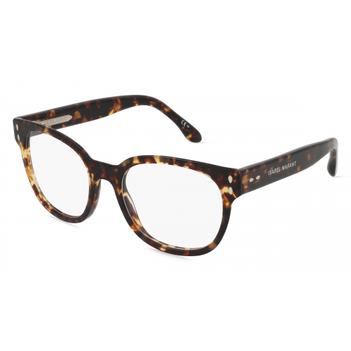 Isabel Marant IM 0020 Damen-Brille inkl. Gläser Vollrand Butterfly Acetat-Gestell 52mm/19mm/145mm, braun