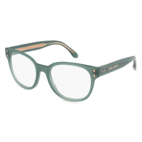 Isabel Marant IM 0020 Damen-Brille inkl. Gläser Vollrand Butterfly Acetat-Gestell 52mm/19mm/145mm, grün