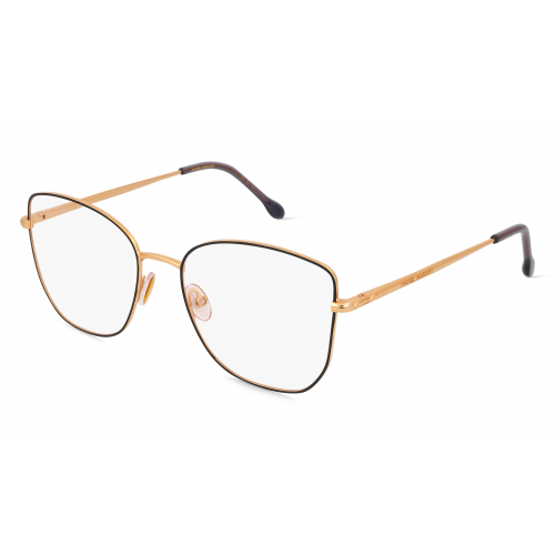 Isabel Marant IM 0030 Damen-Brille inkl. Gläser Vollrand Eckig Metall-Gestell 55mm/18mm/145mm, gold