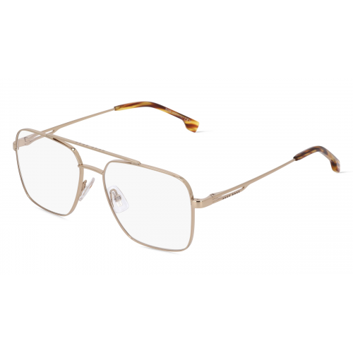 Boss 1328 Herren-Brille inkl. Gläser Vollrand Browline Metall-Gestell 57mm/17mm/145mm, gold