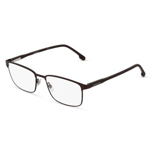 Carrera 262 Herren-Brille inkl. Gläser Vollrand Eckig Metall-Gestell 54mm/18mm/145mm, braun