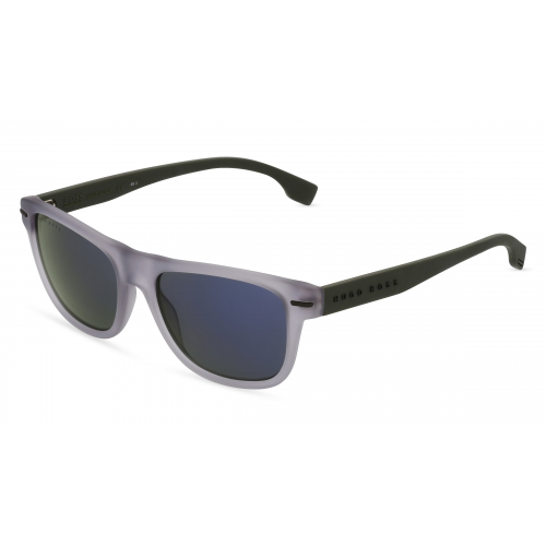 Boss 1322/S Herren-Sonnenbrille Vollrand Eckig Acetat-Gestell, grau