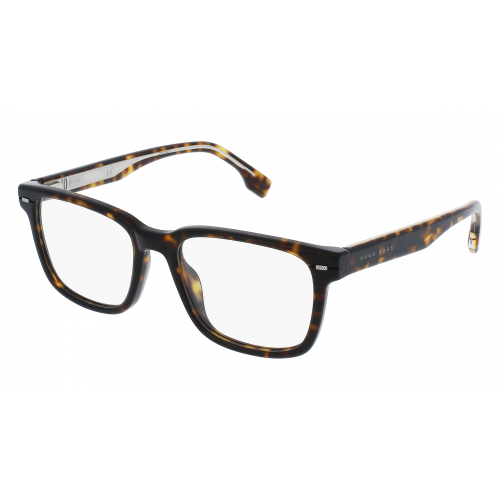 Boss 1320 Herren-Brille inkl. Gläser Vollrand Eckig Acetat-Gestell 52mm/18mm/145mm, braun