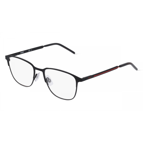 Hugo HG 1155 Herren-Brille inkl. Gläser Vollrand Eckig Metall-Gestell 54mm/18mm/145mm, schwarz