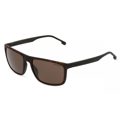 Carrera 8047/S Herren-Sonnenbrille Vollrand Eckig Kunststoff-Gestell, braun