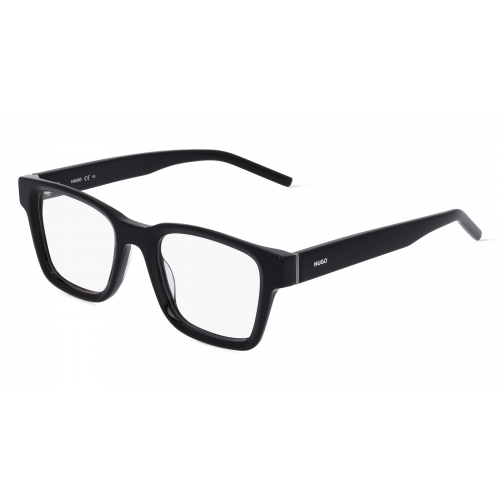 Hugo HG 1158 Herren-Brille inkl. Gläser Vollrand Eckig Acetat-Gestell 50mm/21mm/145mm, schwarz