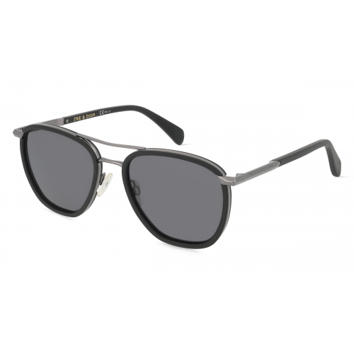 Rag & Bone RNB5039/S Herren-Sonnenbrille Vollrand Eckig Metall-Gestell, schwarz