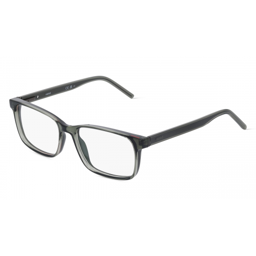 Hugo HG 1163 Herren-Brille inkl. Gläser Vollrand Eckig Kunststoff-Gestell 55mm/17mm/145mm, grün