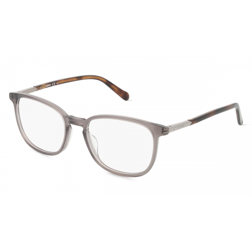 Fossil 7116/G Herren-Brille inkl. Gläser Vollrand Eckig Acetat-Gestell 52mm/18mm/145mm, grau