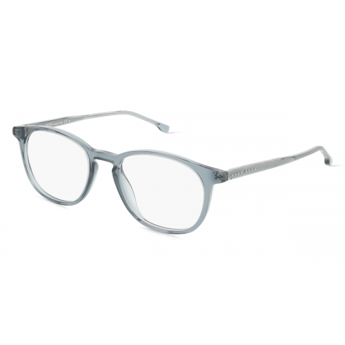 Boss  1087/IT Herren-Brille inkl. Gläser Vollrand Rund Acetat-Gestell 51mm/20mm/145mm, blau