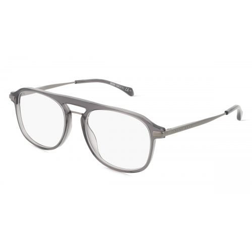 Boss  1092/IT Herren-Brille inkl. Gläser Vollrand Pilot Acetat-Gestell 52mm/18mm/145mm, grau