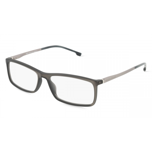 Boss  1184/IT Herren-Brille inkl. Gläser Vollrand Eckig Acetat-Gestell 55mm/16mm/145mm, grau