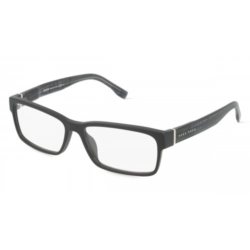 Boss 0797/IT Herren-Brille inkl. Gläser Vollrand Eckig Acetat-Gestell 56mm/15mm/140mm, schwarz