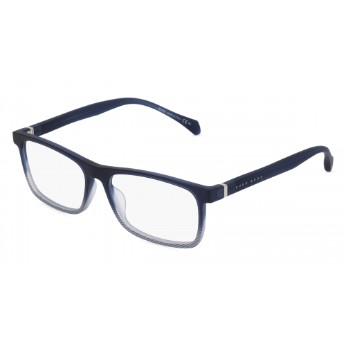 Boss  1084/IT Herren-Brille inkl. Gläser Vollrand Eckig Acetat-Gestell 56mm/16mm/140mm, blau