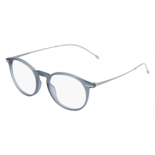 Boss  1190/IT Herren-Brille inkl. Gläser Vollrand Rund Acetat-Gestell 50mm/20mm/150mm, blau