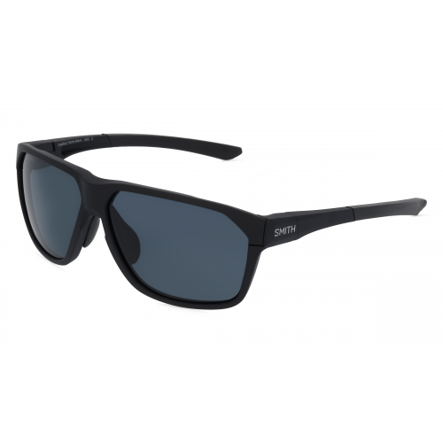 Smith LEADOUT Unisex-Sonnenbrille Vollrand Eckig Kunststoff-Gestell, schwarz