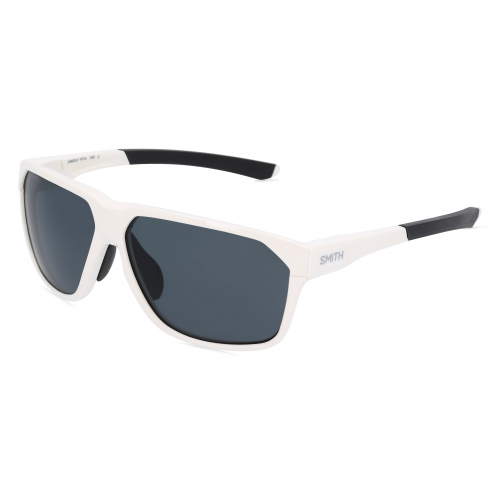 Smith LEADOUT Unisex-Sonnenbrille Vollrand Eckig Kunststoff-Gestell, weiß