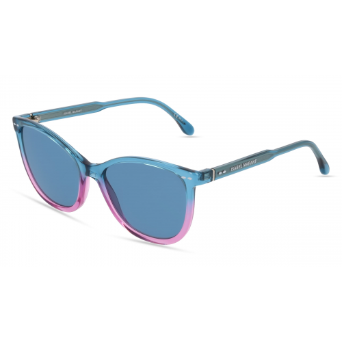 Isabel Marant IM 0078/S Damen-Sonnenbrille Vollrand Butterfly Acetat-Gestell, blau