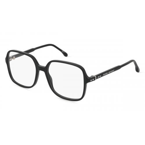 Isabel Marant IM 0063 Damen-Brille inkl. Gläser Vollrand Rund Acetat-Gestell 54mm/17mm/140mm, schwarz