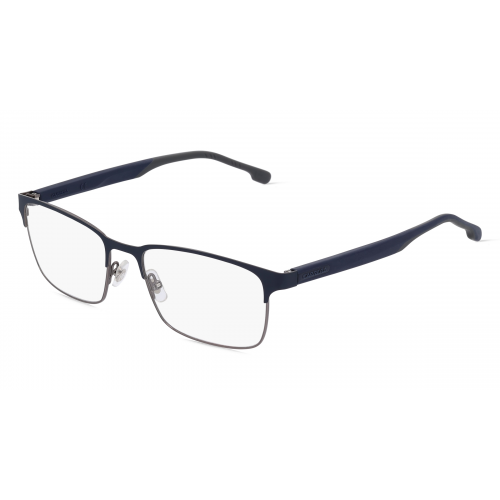 Carrera 8869 Herren-Brille inkl. Gläser Vollrand Eckig Metall-Gestell 55mm/18mm/145mm, blau