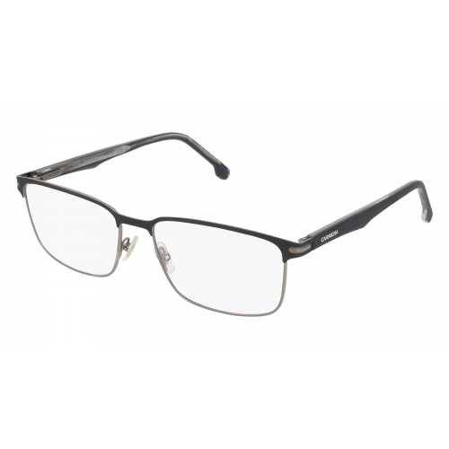 Carrera 285 Herren-Brille inkl. Gläser Vollrand Eckig Metall-Gestell 57mm/17mm/145mm, schwarz