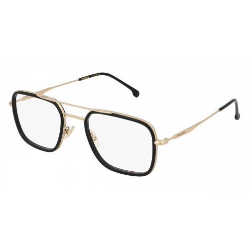 Carrera 280 Herren-Brille inkl. Gläser Vollrand Eckig Metall-Gestell 52mm/21mm/150mm, Schwarz