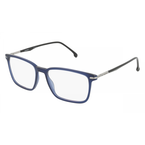 Carrera 283 Herren-Brille inkl. Gläser Vollrand Eckig Acetat-Gestell 54mm/17mm/145mm, blau