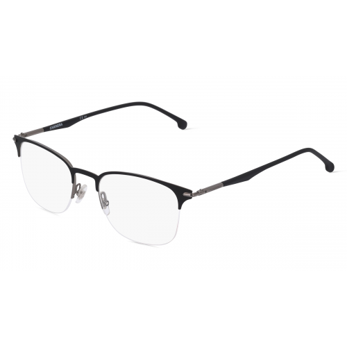 Carrera 281 Herren-Brille inkl. Gläser Vollrand Eckig Metall-Gestell 51mm/20mm/145mm, Schwarz