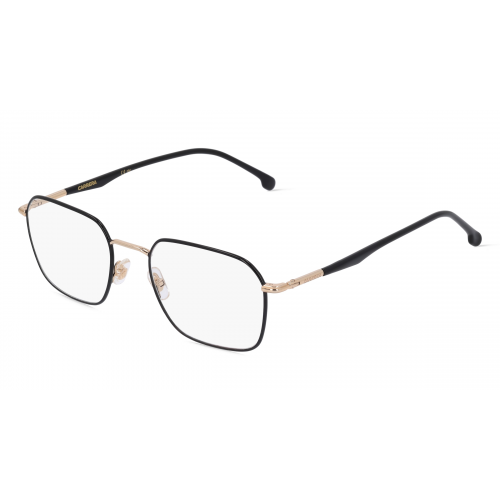 Carrera 282 Unisex-Brille inkl. Gläser Vollrand Eckig Metall-Gestell 53mm/20mm/145mm, schwarz