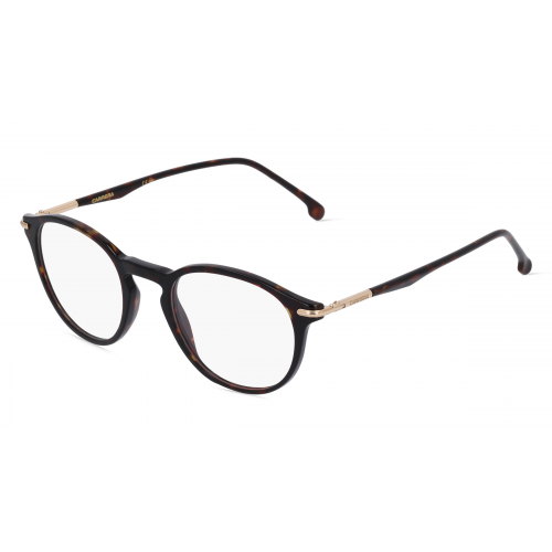 Carrera 284 Unisex-Brille inkl. Gläser Vollrand Oval Acetat-Gestell 49mm/21mm/145mm, braun