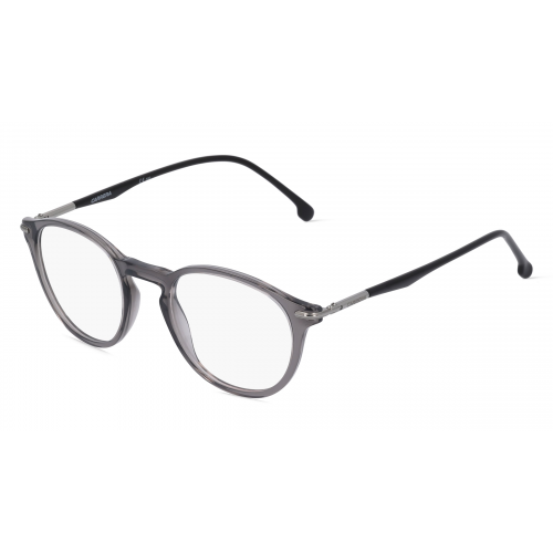 Carrera 284 Unisex-Brille inkl. Gläser Vollrand Oval Acetat-Gestell 49mm/21mm/145mm, grau