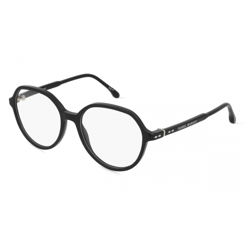 Isabel Marant IM 0064 Damen-Brille inkl. Gläser Vollrand Rund Acetat-Gestell 54mm/17mm/140mm, schwarz