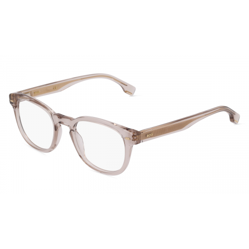 Boss 1384 Herren-Brille inkl. Gläser Vollrand Eckig Acetat-Gestell 49mm/21mm/145mm, gelb