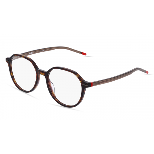 Hugo HG 1170 Herren-Brille inkl. Gläser Vollrand Rund Acetat-Gestell 51mm/18mm/145mm, braun