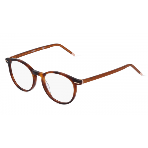 Hugo HG 1175 Damen-Brille inkl. Gläser Vollrand Oval Acetat-Gestell 49mm/17mm/140mm, Havanna