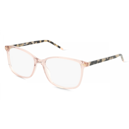 Hugo HG 1176 Damen-Brille inkl. Gläser Vollrand Cateye Acetat-Gestell 55mm/16mm/140mm, pink