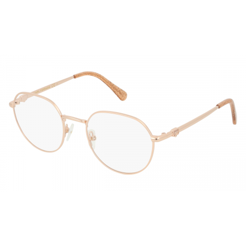 Chiara Ferragni CF 1012 Damen-Brille inkl. Gläser Vollrand Eckig Metall-Gestell 50mm/20mm/140mm, gold