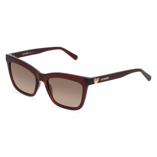 Love Moschino MOL057/S Damen-Sonnenbrille Vollrand Butterfly Kunststoff-Gestell, braun