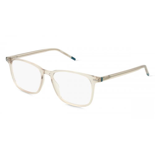 Hugo HG 1224 Herren-Brille inkl. Gläser Vollrand Eckig Acetat-Gestell 53mm/17mm/145mm, gelb