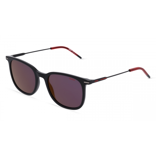 Hugo HG 1203/S Herren-Sonnenbrille Vollrand Oval Acetat-Gestell, Schwarz