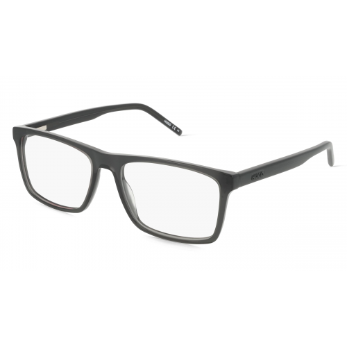 Hugo HG 1198 Herren-Brille inkl. Gläser Vollrand Eckig Acetat-Gestell 56mm/17mm/145mm, grau