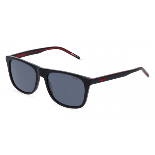 Hugo HG 1194/S Herren-Sonnenbrille Vollrand Eckig Acetat-Gestell, schwarz