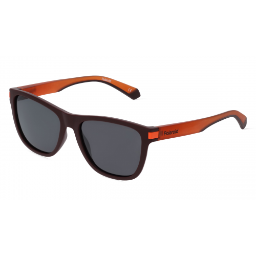 Polaroid PLD 2138/S Unisex-Sonnenbrille Vollrand Eckig Kunststoff-Gestell, rot