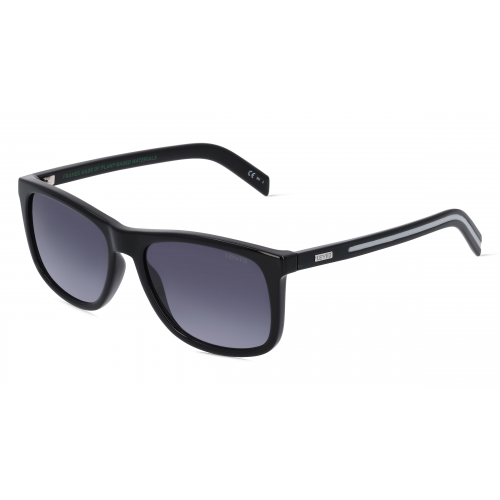 Levi's LV 5025/S Herren-Sonnenbrille Vollrand Eckig Bio-Kunststoff-Gestell, Schwarz