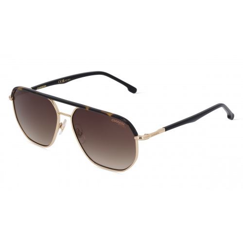 Carrera 304/S Herren-Sonnenbrille Vollrand Pilot Metall-Gestell, gold