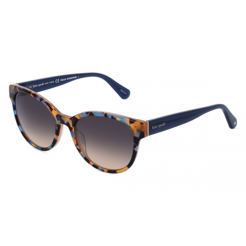 Kate Spade NATHALIE/G/S Damen-Sonnenbrille Vollrand Oval Acetat-Gestell, Havanna