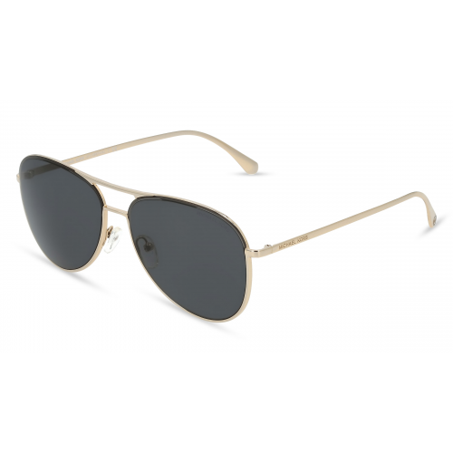 Michael Kors MK1089 KONA Damen-Sonnenbrille Vollrand Pilot Metall-Gestell, gold