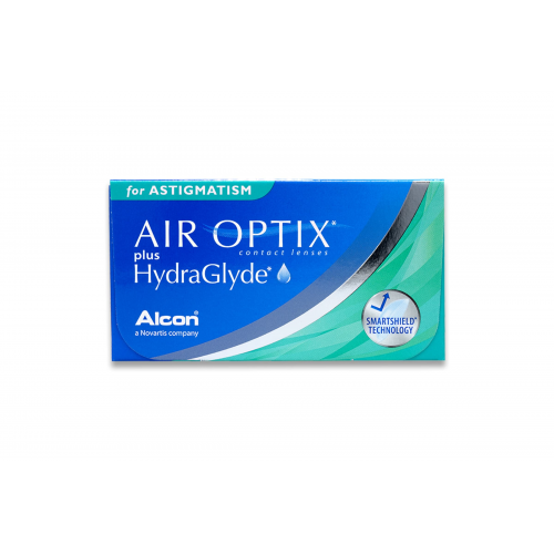 Alcon Air Optix plus HydraGlyde for Astigmatism (6er Packung) Monatslinsen (-0.75 dpt, Zyl. -1,75, Achse 10 ° & BC 8.7)