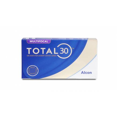 Alcon Total 30 Multifocal (6er Packung) Monatslinsen (-9.75 dpt, Addition High (2,25 - 2,50) & BC 8.4) mit UV-Schutz